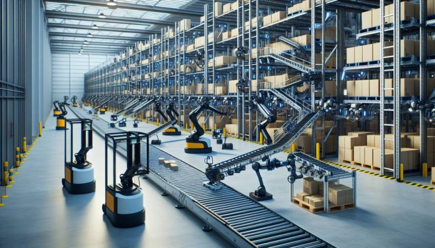 Optimisation et avantages de la robotisation d'entrepot logistique